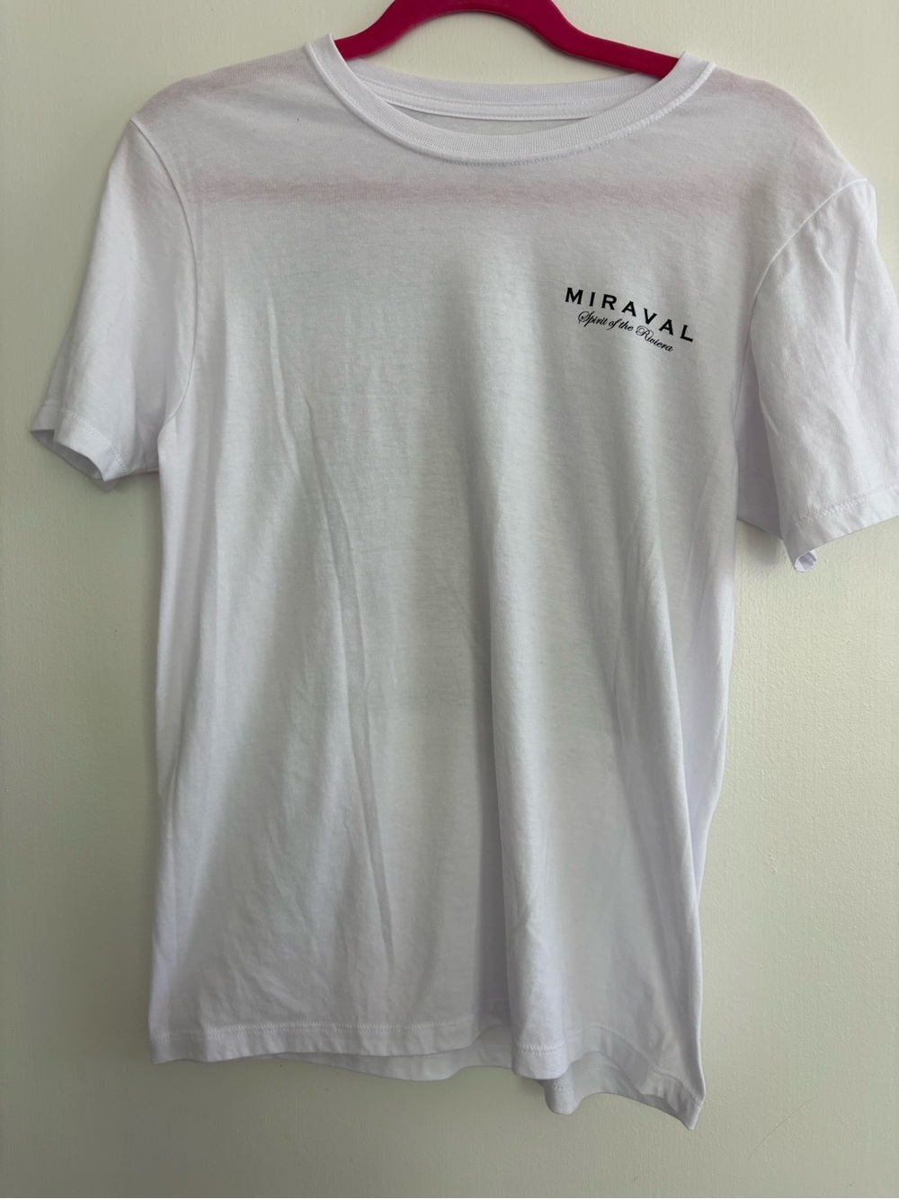 White Logo Crew Neck T‑Shirt